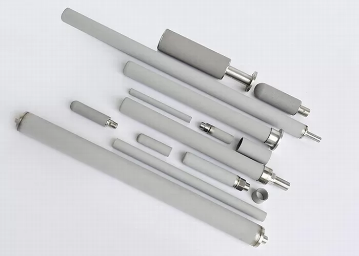 Sinter powder metal filter cartridge